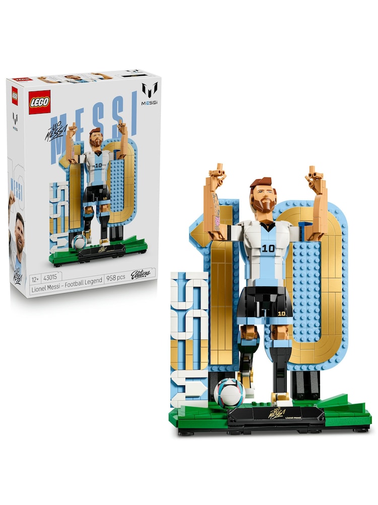 LEGO Special Edition S 2026 43015 Brick Built 2 in 1 Statue Of Lionel Messi Iconic Poseaction Pose - Image 1 of 8