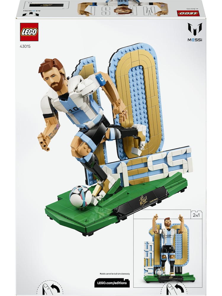 LEGO Special Edition S 2026 43015 Brick Built 2 in 1 Statue Of Lionel Messi Iconic Poseaction Pose - Image 8 of 8