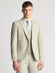 Remus Uomo Cream Pablo Tapered Fit Stretch Suit Jacket - Image 1 of 6