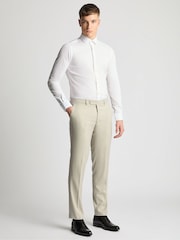 Remus Uomo Cream Pablo Tapered Fit Suit Trousers - Image 2 of 6