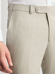 Remus Uomo Cream Pablo Tapered Fit Suit Trousers - Image 4 of 6