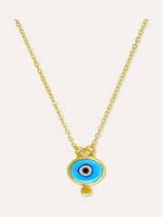 Alara Blue Evil Eye Pendant Necklace - Image 3 of 4