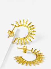 Aylin Gold Hoop Earrings - Image 1 of 3