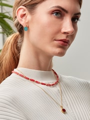 AureliaTurquoise Stud Earrings - Image 2 of 2