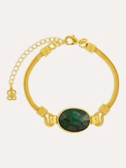 Daphne Emerald Chain Bracelet - Image 1 of 2