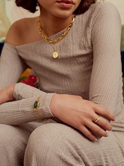 Daphne Emerald Chain Bracelet - Image 2 of 2