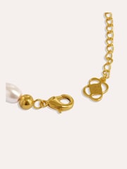 Mila Evil Eye And Faux Pearl Beaded Bracelet - Image 2 of 3