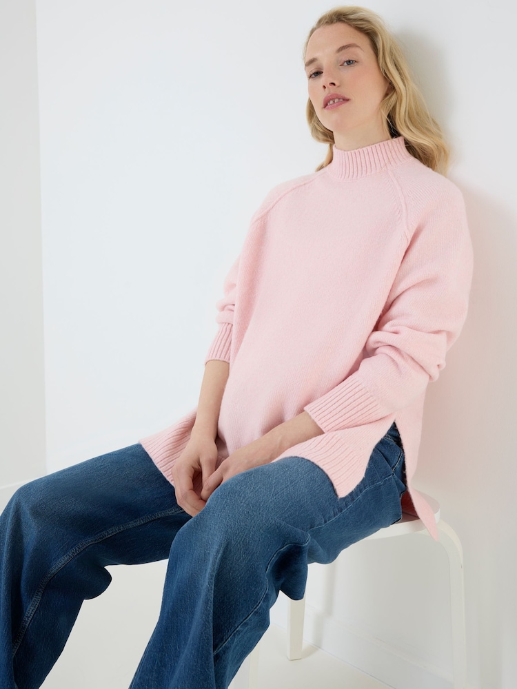 JoJo Maman Bébé Long Sleeve Turtleneck Longline Maternity Jumper - صورة 1 من 6 JoJo Maman Bébé Long Sleeve Turtleneck Longline Maternity Jumper - صورة 1 من 6