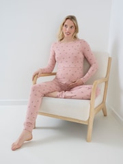 JoJo Maman Bébé Long Sleeve Maternity & Nursing Pyjamas - Slika 1 od 5