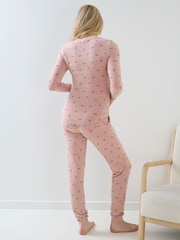 JoJo Maman Bébé Long Sleeve Maternity & Nursing Pyjamas - Slika 4 od 5