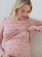 JoJo Maman Bébé Long Sleeve Maternity & Nursing Pyjamas - Slika 5 od 5