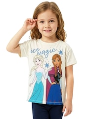 Character Disney Frozen Anna And Elsa T-Shirt Ice Magic - Imagen 6 de 8