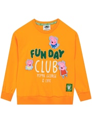 Character Orange Pepp Pig Sweatshirt Fun Day Club - Image 1 of 7