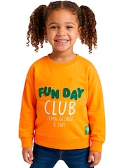 Character Orange Pepp Pig Sweatshirt Fun Day Club - Image 4 of 7