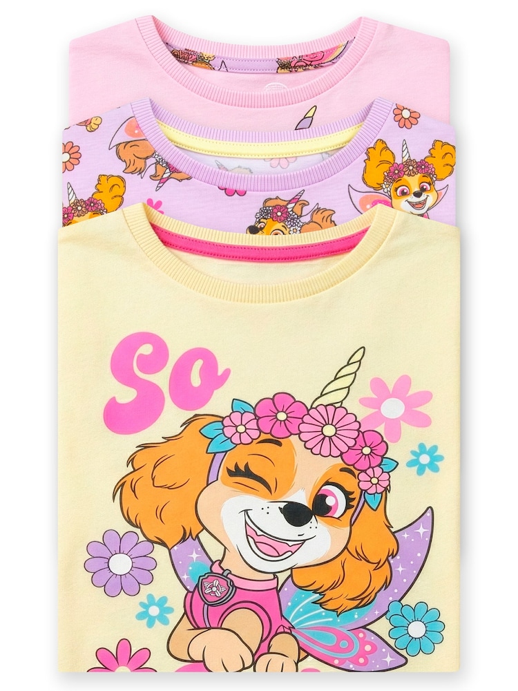 Character Pink PAW Patrol Skye And Liberty T-Shirts 3 Pack - Image 5 of 5 Character Pink PAW Patrol Skye And Liberty T-Shirts 3 Pack - Image 5 of 5
