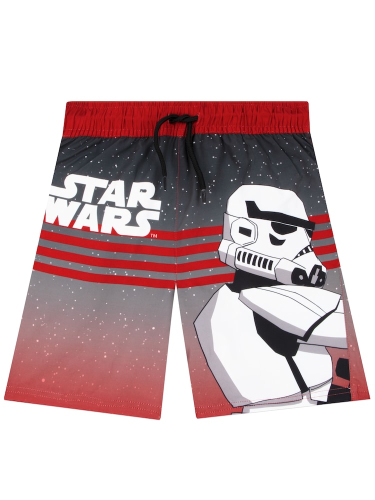 Character Red Star Wars Stormtrooper Swim Shorts - Image 1 of 9