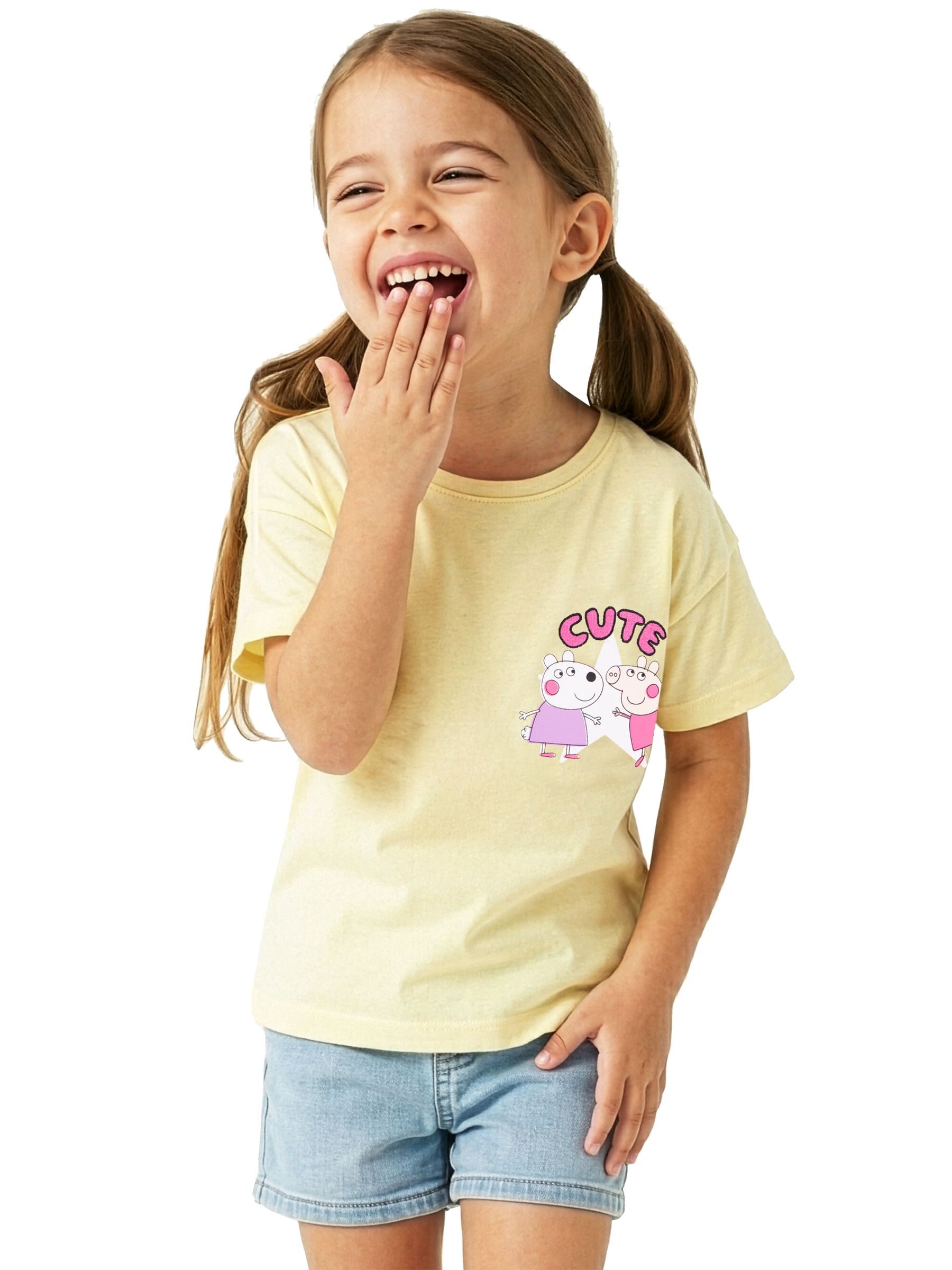 Buy Character Yellow Peppa Pig Cute T-Shirt from Next USA