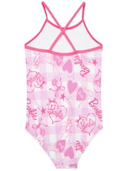 Character Pink Barbie Glittery Swimsuit - Image 2 of 10