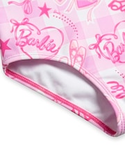 Character Pink Barbie Glittery Swimsuit - Image 5 of 10