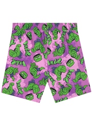 Character Purple Marvel Hulk Swim Shorts - Image 2 of 10