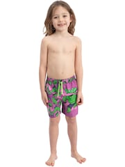 Character Purple Marvel Hulk Swim Shorts - Image 5 of 10