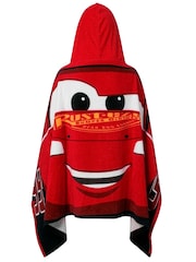 Character Red Disney Cars Swim & Beach Wrap Towel Poncho - Image 6 of 11