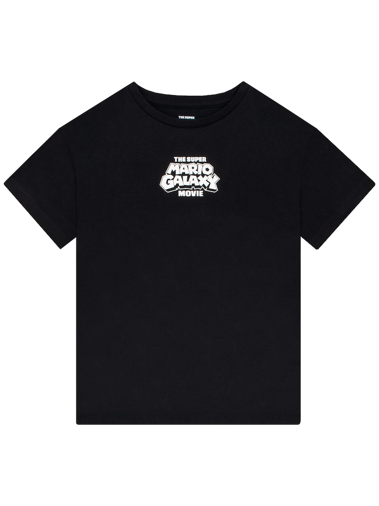 Character Black Super Mario Galaxy T-Shirt - Image 2 of 10