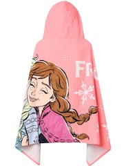 Character Pink Disney Frozen Elsa And Anna Swim & Beach Wrap Towel Poncho - Image 3 of 11