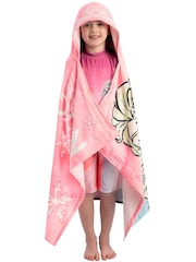 Character Pink Disney Frozen Elsa And Anna Swim & Beach Wrap Towel Poncho - Image 6 of 11