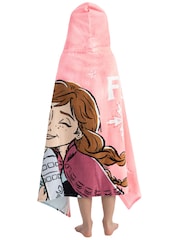 Character Pink Disney Frozen Elsa And Anna Swim & Beach Wrap Towel Poncho - Image 7 of 11