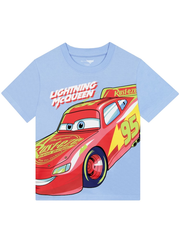 Character Red Disney Cars T-Shirts 3 Pack Lighning McQueen And Mater - Image 2 of 5
