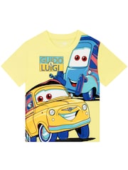 Character Red Disney Cars T-Shirts 3 Pack Lighning McQueen And Mater - Image 3 of 5