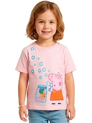 Character Pink Peppa Pig T-Shirt Share A Smile - Image 1 of 10