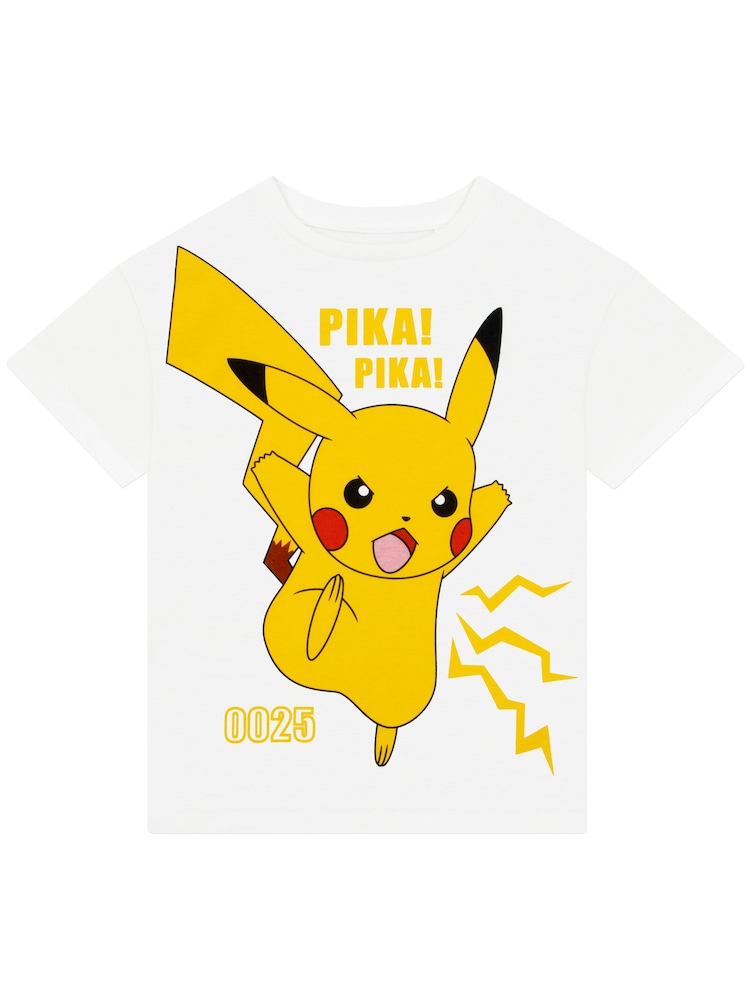 Character Blue Pokemon T-Shirts 3 Pack Pikachu, Raichu And Mewtwo - Image 2 of 6 Character Blue Pokemon T-Shirts 3 Pack Pikachu, Raichu And Mewtwo - Image 2 of 6