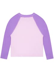 Character Purple Peppa Pig Two Piece Swimsuit Rash Vest - Image 5 of 7