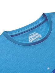 Character Blue Super Mario Galaxy T-Shirt Mario And Yoshi - Image 4 of 9