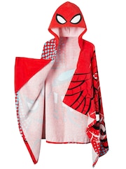 Character Red Marvel Spider-Man Swim & Beach Wrap Towel Poncho - Image 3 of 12
