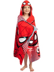 Character Red Marvel Spider-Man Swim & Beach Wrap Towel Poncho - Image 7 of 12