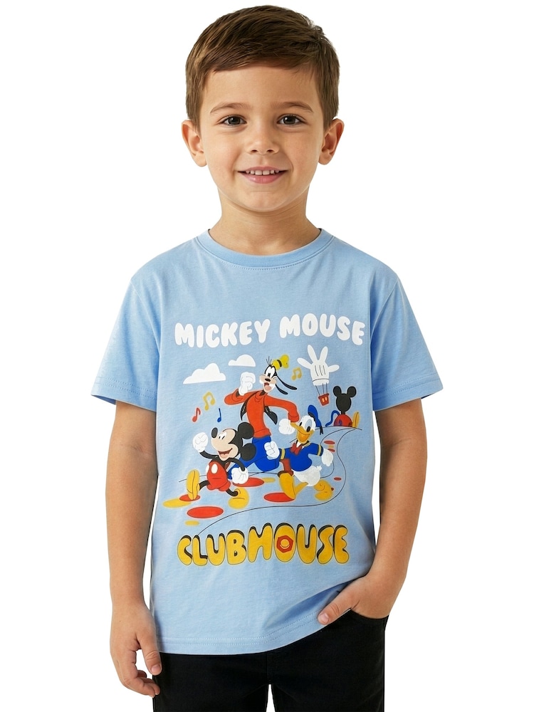 Character Blue Disney Mickey Mouse T-Shirt - Image 8 of 8