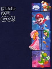 Character Blue Super Mario Galaxy T-Shirt And Shorts Set - Image 6 of 12