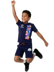 Character Blue Super Mario Galaxy T-Shirt And Shorts Set - Image 7 of 12