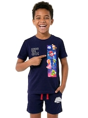 Character Blue Super Mario Galaxy T-Shirt And Shorts Set - Image 8 of 12