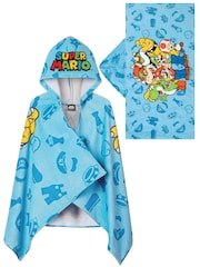 Character Blue Super Mario Swim & Beach Wrap Towel Poncho - Image 1 of 11