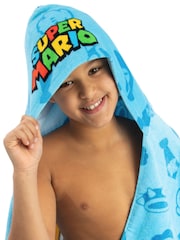 Character Blue Super Mario Swim & Beach Wrap Towel Poncho - Image 10 of 11