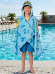 Character Blue Super Mario Swim & Beach Wrap Towel Poncho - Image 11 of 11