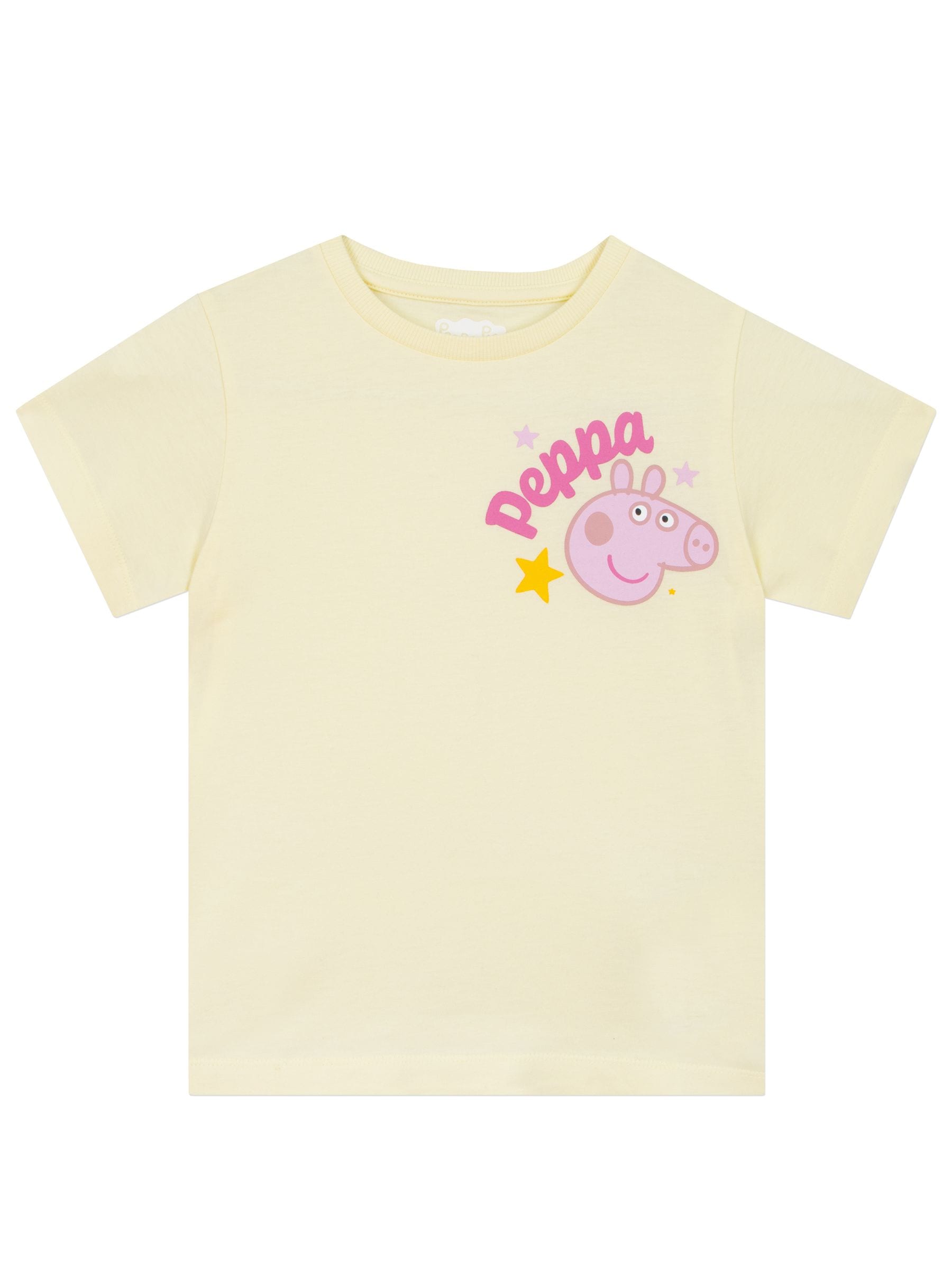 BALENCIAGA Peppa Pig コラボ Tシャツ イエロー Buy Character Pink Peppa Pig T-Shirts 3 Pack Peppa, George And