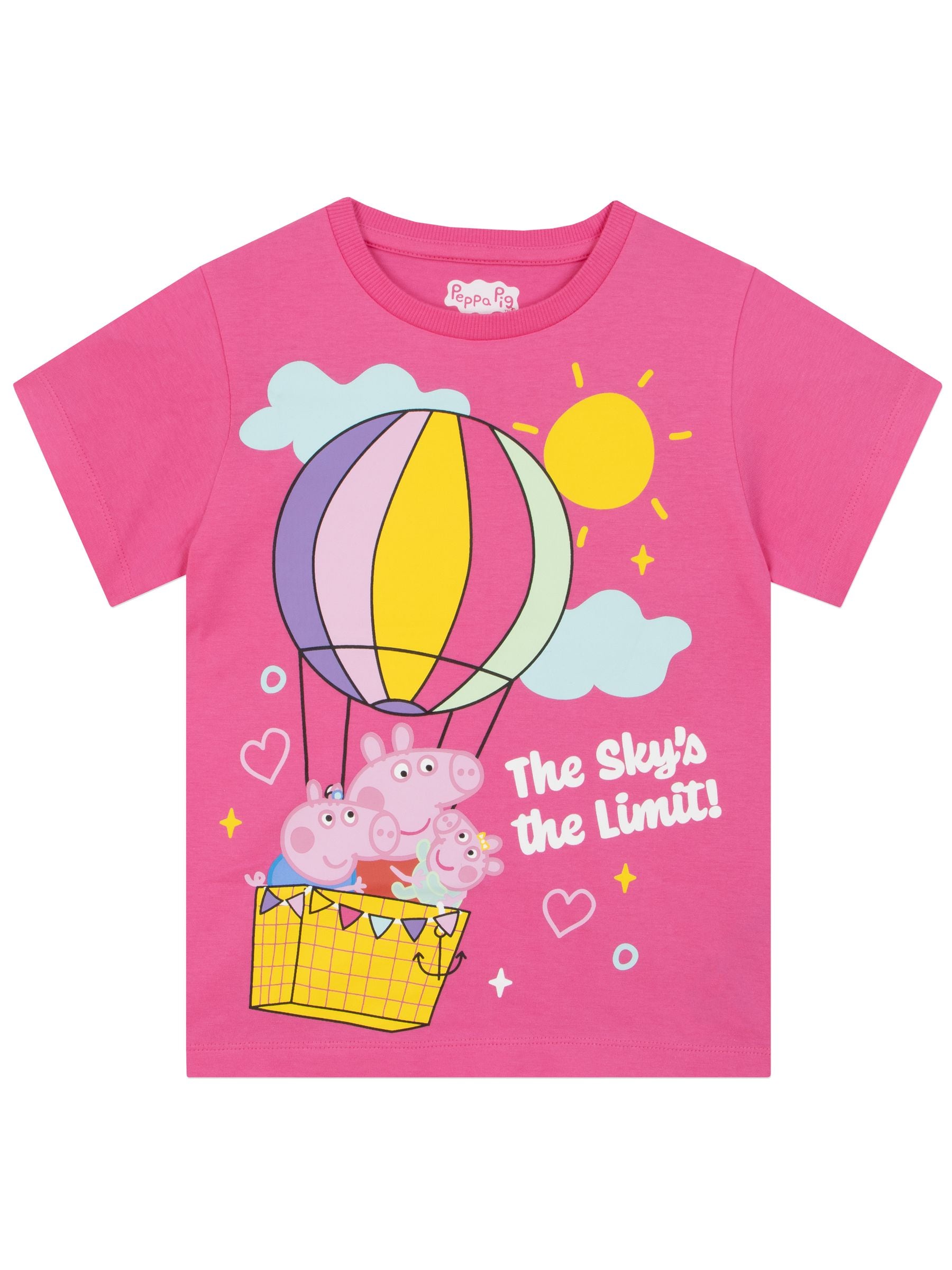 Buy Character Pink Peppa Pig T-Shirts 3 Pack Peppa, George And