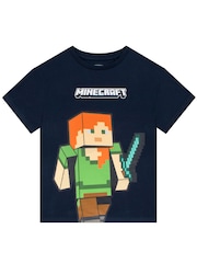 Komplet 3 majic s kratkimi rokavi Character Minecraft Steve And Creeper - Slika 4 iz 5