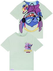 Character Green Disney Lilo And Stitch T-Shirt Space Rocks - Image 1 of 9