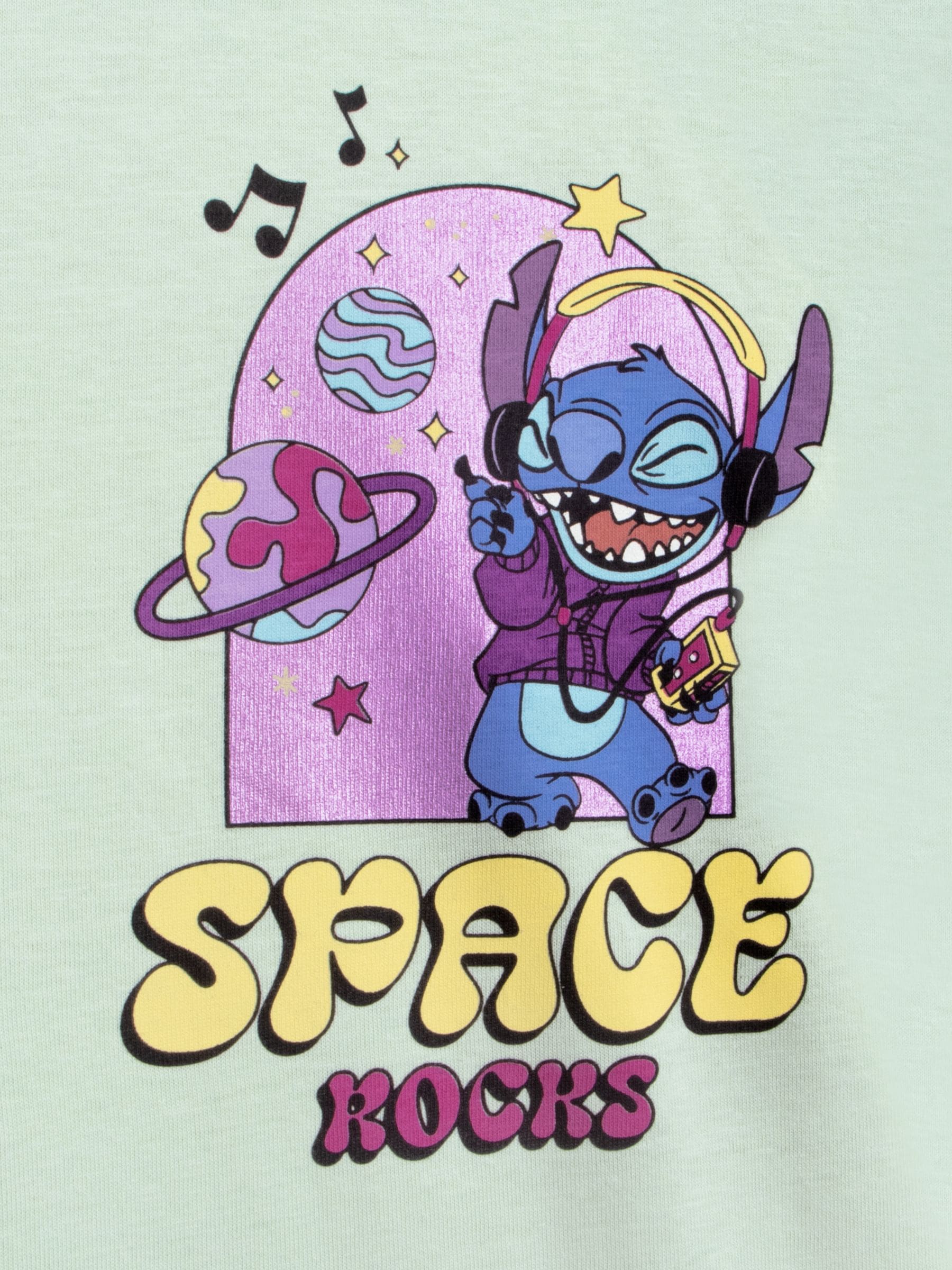 Buy Character Green Disney Lilo And Stitch T-Shirt Space Rocks
